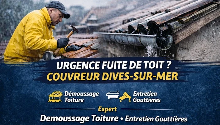 Couvreur Dives-sur-Mer - Expert Demoussage Toiture, Entretien Gouttieres